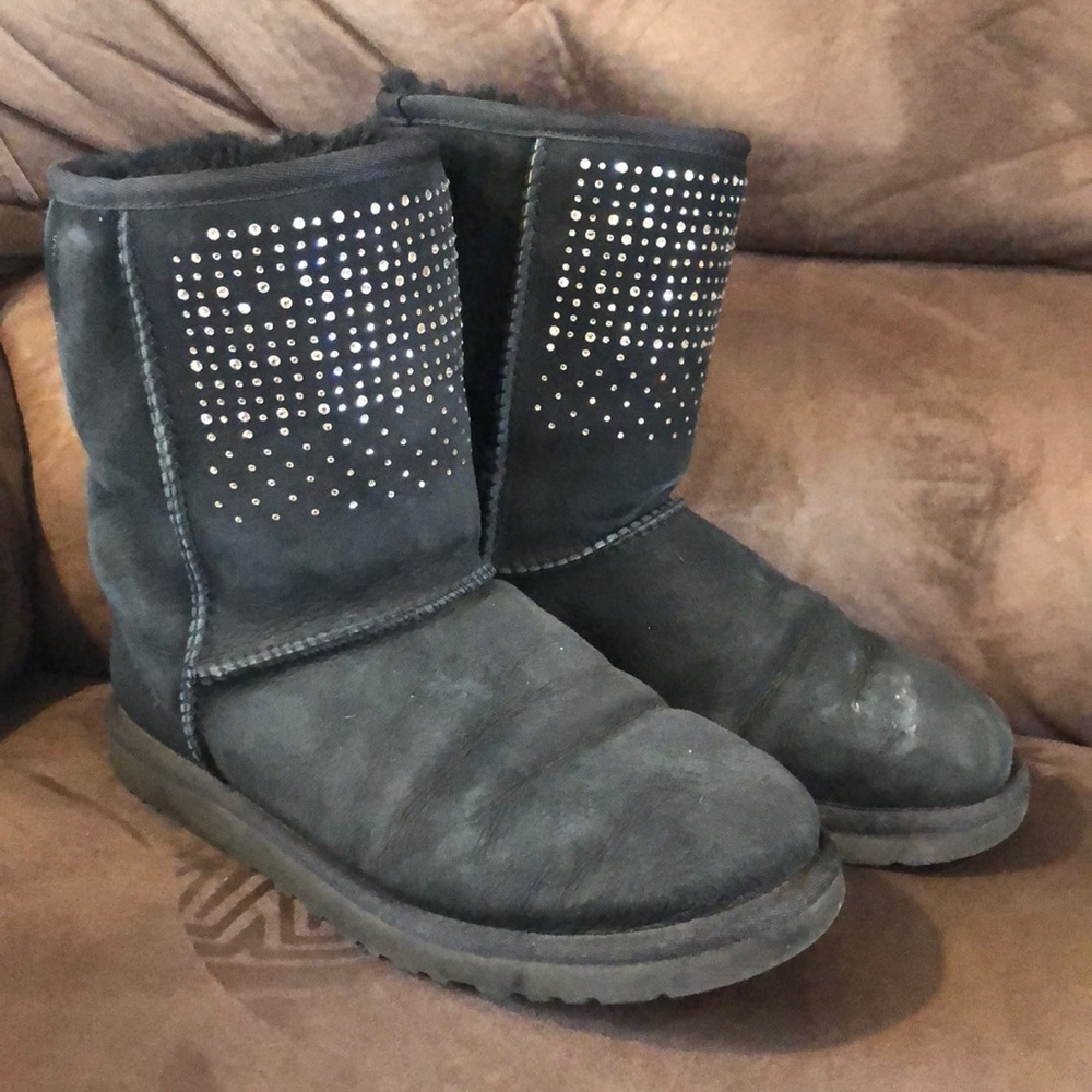 UGG Classic Short Bling Genuine Sheepskin Boot